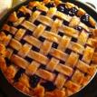 Blueberry Lattice Top Pie