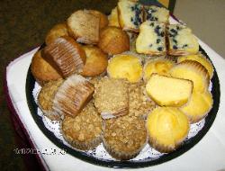 Platter of Assorted Large Muffins